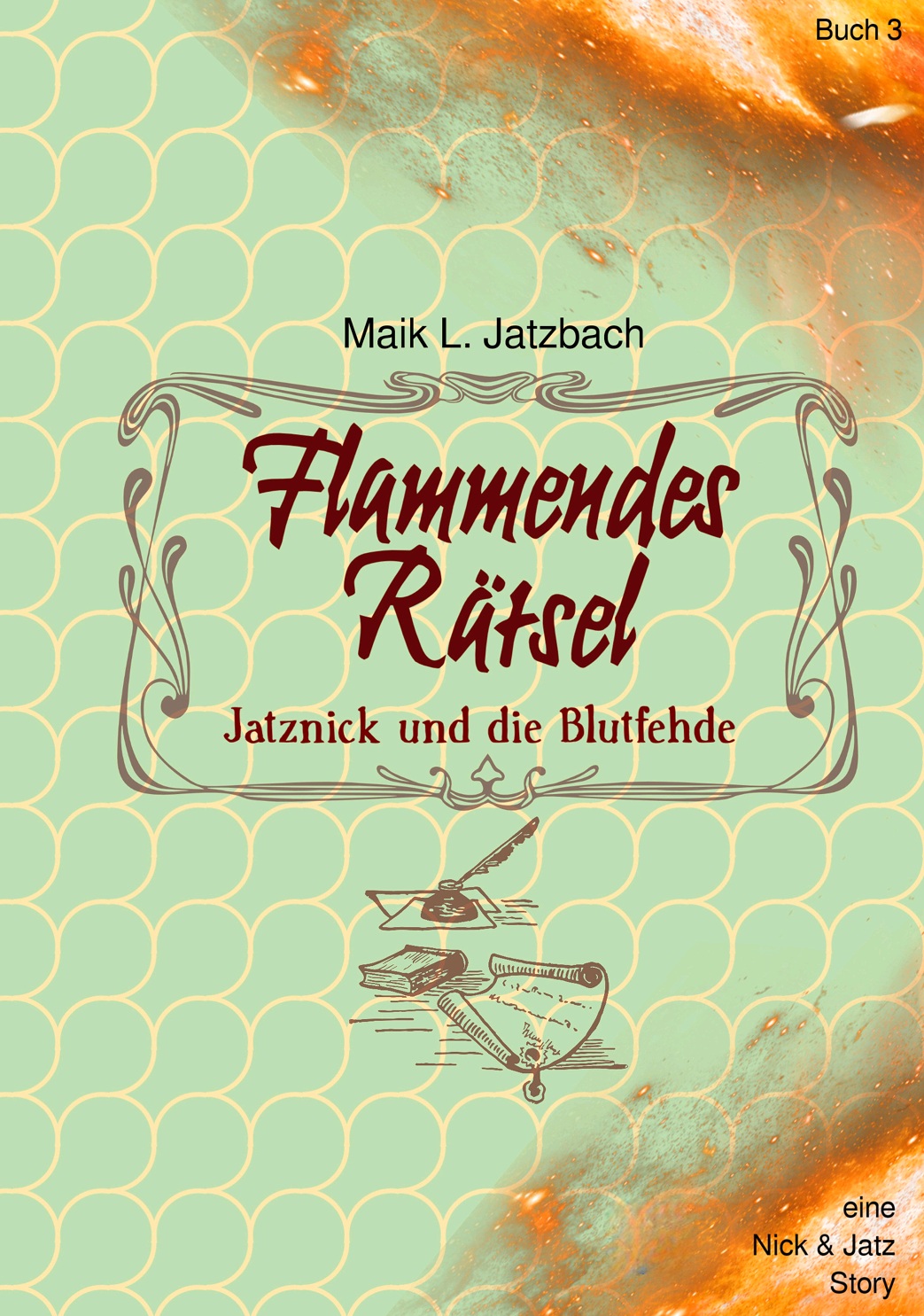 Buchcover: Flammendes Rätsel